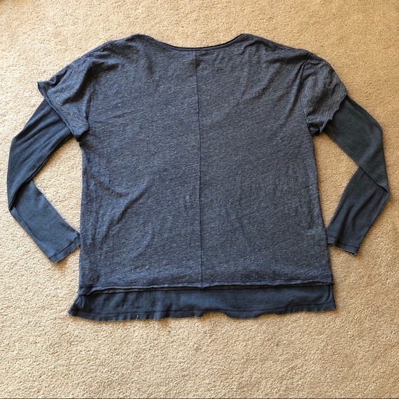 NWOT Free People Magic long sleeve layered tee - Picture 5 of 8